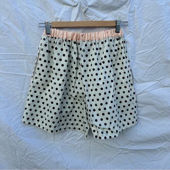 NWT Pinko Black and White Polka Dot Pajama Set Shorts and Tank Size 2 - Picture 6 of 16